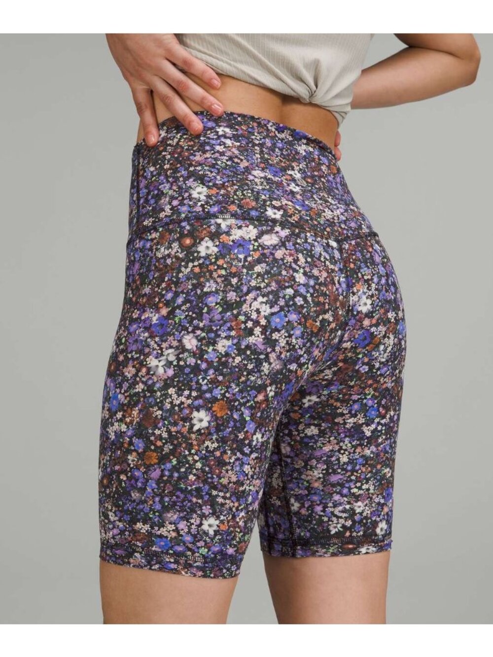 Lululemon Align High-Rise Short 6 Flower Burst Multi biker gym workout athletic